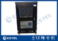 IP55 Galvanized Steel 20U Outdoor Telecom Cabinet For Telecom Equipments With PDU Inside